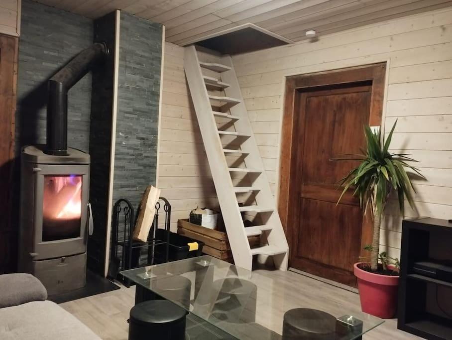 Chalet 8 Personnes + Grand Terrain Et Riviere Entremont Ngoại thất bức ảnh
