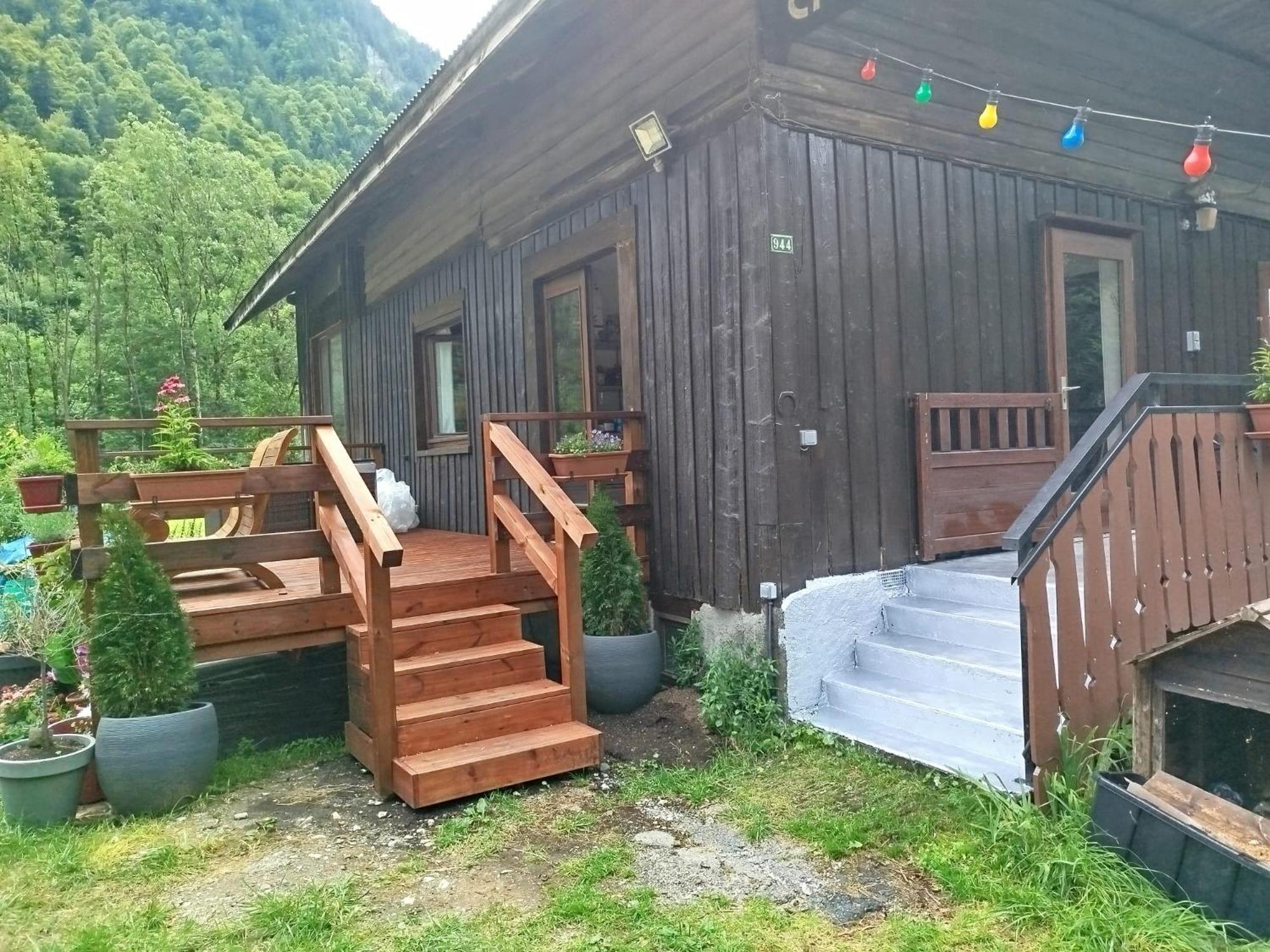 Chalet 8 Personnes + Grand Terrain Et Riviere Entremont Ngoại thất bức ảnh